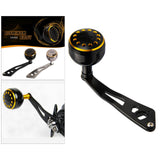 Maxbell Aluminum Alloy Fishing Handle Strong Durable Single Rocker Baitcasting Reel 32mm Black