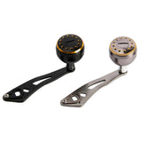 Maxbell Aluminum Alloy Fishing Handle Strong Durable Single Rocker Baitcasting Reel  35mm Black
