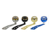 Maxbell Aluminum Alloy Fishing Handle Strong Durable Single Rocker Baitcasting Reel  35mm Black
