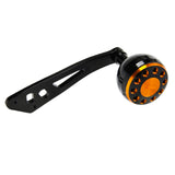 Maxbell Aluminum Alloy Fishing Handle Strong Durable Single Rocker Baitcasting Reel  35mm Black