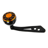 Maxbell Aluminum Alloy Fishing Handle Strong Durable Single Rocker Baitcasting Reel  35mm Black