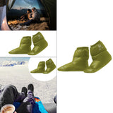 Maxbell Outdoor Camping Duck Down Slippers Sock Shoes Warmer Boot Booties Green M