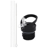 Maxbell 4x Straw Lid for Narrow Standard Mouth Bottle Transparent Straw