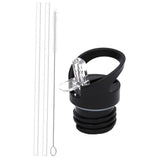 Maxbell 4x Straw Lid for Narrow Standard Mouth Bottle Transparent Straw