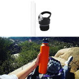 Maxbell 4x Straw Lid for Narrow Standard Mouth Bottle Transparent Straw
