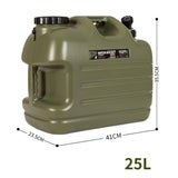 Maxbell 1x Water Storage Tank Water Canteens Water Container with Faucet Emergency