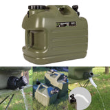 Maxbell 1x Water Storage Tank Water Canteens Water Container with Faucet Emergency