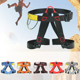 Maxbell Climbing Harness Fall Protection Protect Waist Half Body Belt Red