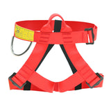 Maxbell Climbing Harness Fall Protection Protect Waist Half Body Belt Red