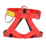 Maxbell Climbing Harness Fall Protection Protect Waist Half Body Belt Red