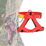 Maxbell Climbing Harness Fall Protection Protect Waist Half Body Belt Red