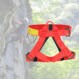 Maxbell Climbing Harness Fall Protection Protect Waist Half Body Belt Red