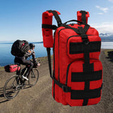 Maxbell Hiking Backpack Traveling Rucksack for Camping Hunting Red