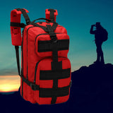 Maxbell Hiking Backpack Traveling Rucksack for Camping Hunting Red