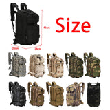 Maxbell Hiking Backpack Traveling Rucksack for Camping Hunting Black CP Color