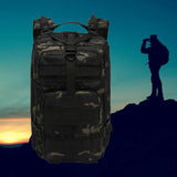 Maxbell Hiking Backpack Traveling Rucksack for Camping Hunting Black CP Color