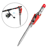 Maxbell Automatic Spring Fishing Rod Holder Stainless Steel Folding Fishing Bracket