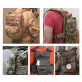 Maxbell 3L Hydration Backpack Molle Vest Pouch Camping Outdoor Water Bag Army green