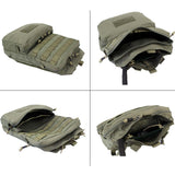 Maxbell 3L Hydration Backpack Molle Vest Pouch Camping Outdoor Water Bag Army green