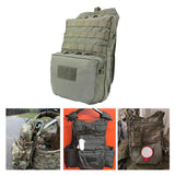 Maxbell 3L Hydration Backpack Molle Vest Pouch Camping Outdoor Water Bag Army green