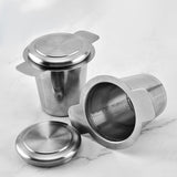 Maxbell Portable Tea Infuser with Lid Spice Strainer for Outdoor Camping Mugs Kettle