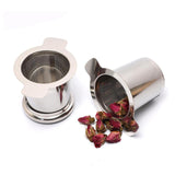 Maxbell Portable Tea Infuser with Lid Spice Strainer for Outdoor Camping Mugs Kettle