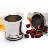 Maxbell Portable Tea Infuser with Lid Spice Strainer for Outdoor Camping Mugs Kettle