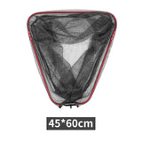 Maxbell Aluminum Alloy Folded Fishing Landing Net for Salmon Steelhead 45x60cm