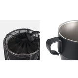 Maxbell 4x Double Camping Cups Heating Preservative Wearable for Cooking w/Holder