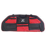 Maxbell Compound Bow Bag Archery Quiver Bow Case with Pocket for Hunting Shooting Red