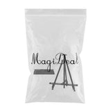 Maxbell 1 Pcs Folding Easel Sturdy Aluminum Folding for Painting Displaying Canvases Black