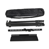 Maxbell 1 Pcs Folding Easel Sturdy Aluminum Folding for Painting Displaying Canvases Black