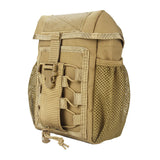 Maxbell Tactical Waist Pack Molle Pouch Organizer Panel Hanging for Camping brown