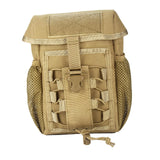 Maxbell Tactical Waist Pack Molle Pouch Organizer Panel Hanging for Camping brown