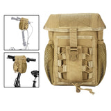 Maxbell Tactical Waist Pack Molle Pouch Organizer Panel Hanging for Camping brown