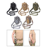 Maxbell Tactical Bag with Shoulder Strap Waist Bag Pouch Organizer for Travel Hiking Black
