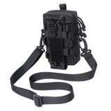 Maxbell Tactical Bag with Shoulder Strap Waist Bag Pouch Organizer for Travel Hiking Black