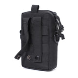Maxbell Tactical Bag with Shoulder Strap Waist Bag Pouch Organizer for Travel Hiking Black