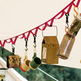 Maxbell Colorful Camping Tent Rope Lanyard Clothesline Hanging Gear Strap Lamp Brown