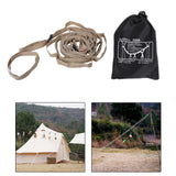 Maxbell Colorful Camping Tent Rope Lanyard Clothesline Hanging Gear Strap Lamp Brown