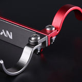 Maxbell Durable Fishing Pole Rack Adjustable for Outdoor All Types Rod Boat Stand Red