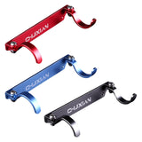 Maxbell Durable Fishing Pole Rack Adjustable for Outdoor All Types Rod Boat Stand Red