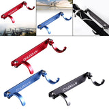 Maxbell Durable Fishing Pole Rack Adjustable for Outdoor All Types Rod Boat Stand Red