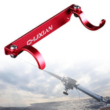 Maxbell Durable Fishing Pole Rack Adjustable for Outdoor All Types Rod Boat Stand Red