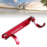 Maxbell Durable Fishing Pole Rack Adjustable for Outdoor All Types Rod Boat Stand Red