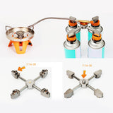 Maxbell Lightweight Stove Adapter Burner Connector for Picnic Backpacking Hiking