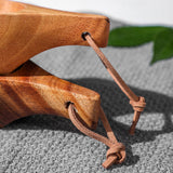 Maxbell Camping Mug Outdoor Wooden Camp Cup Lightweight Hiking Tableware Brown