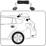 Maxbell Boat Roller Loading Assist Bracket with Suction Cup Mount for Canoes Kayak