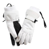 Maxbell Thermal Windproof Waterproof Winter Gloves Touch Screen Warm Mittens White M