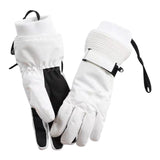 Maxbell Thermal Windproof Waterproof Winter Gloves Touch Screen Warm Mittens White L